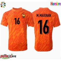 Camiseta Francia Mike Maignan #16 Portero Visitante Equipación Eurocopa 2024 manga corta